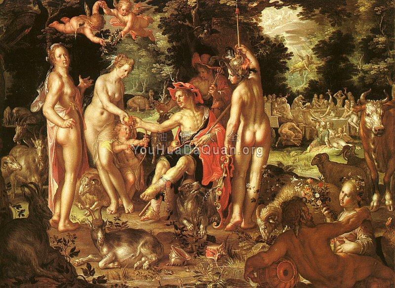 The Judgment of Paris - 乔吉姆·安托尼兹·维特维尔